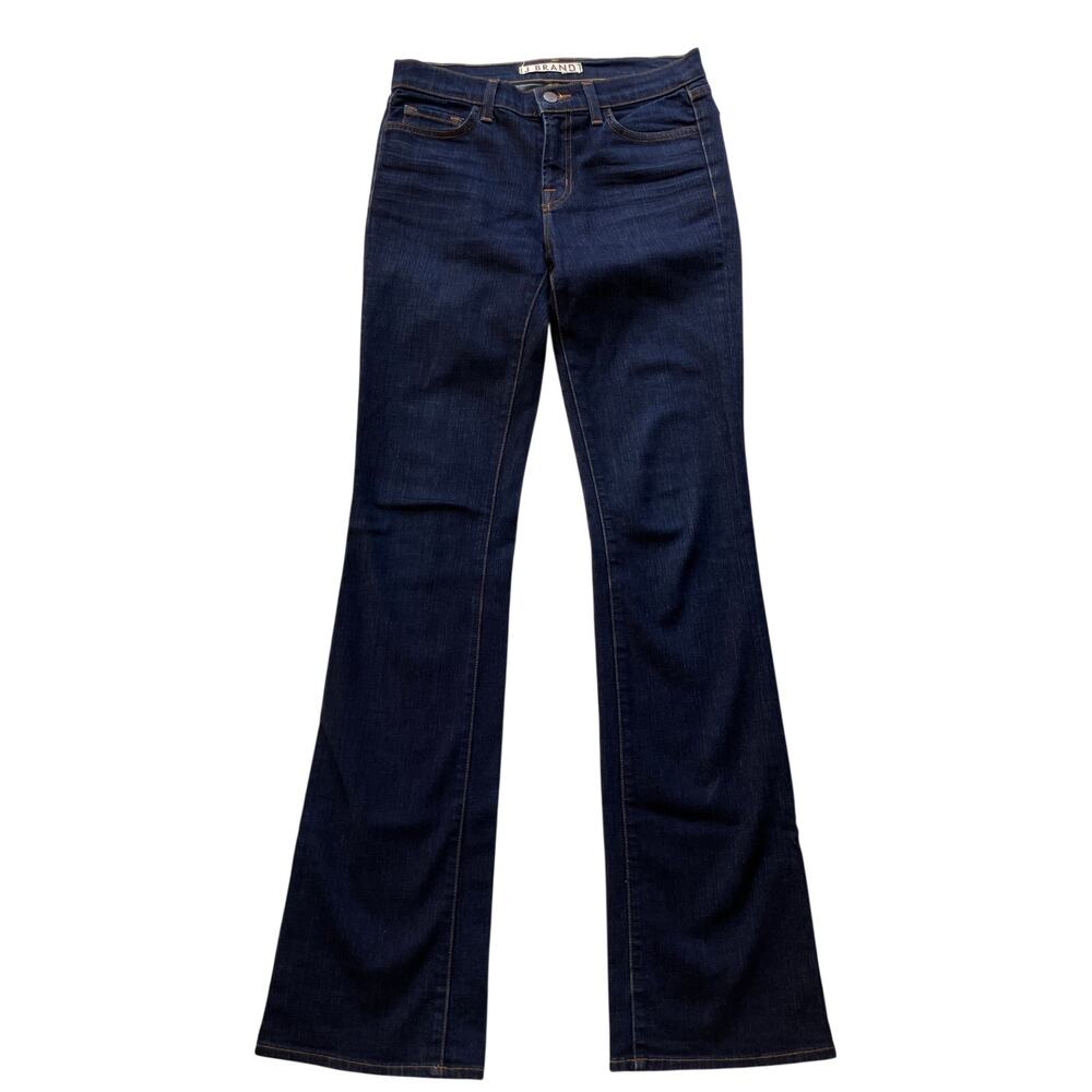 J Brand Dark Wash Mid-Rise Bootcut Jeans Size 27